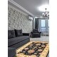 preview thumbnail 2 of 7, ECARPETGALLERY Hand-knotted Chobi Finest Dark Navy Wool Rug - 4'0 x 6'6