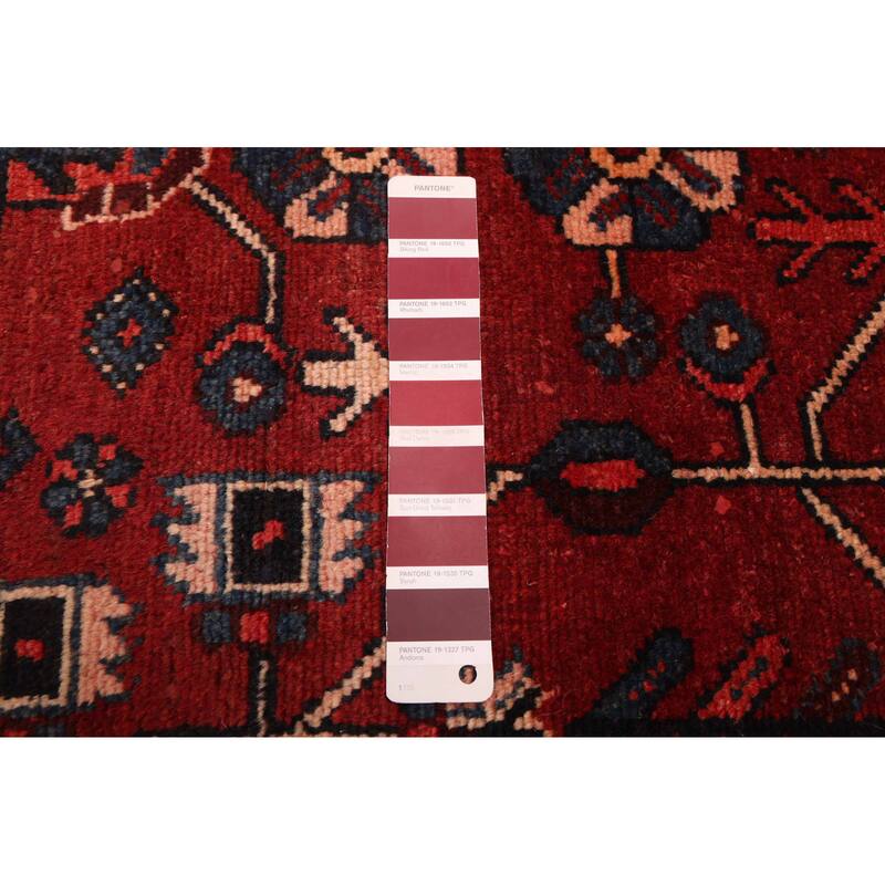 ECARPETGALLERY Hand-knotted Konya Anatolian Red Wool Rug - 3'10 x 6'9