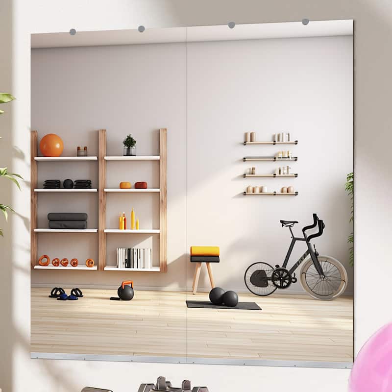 Wall Mirror Home Gym Mirror Dance Studio Mirror Tempered Glass Mirror