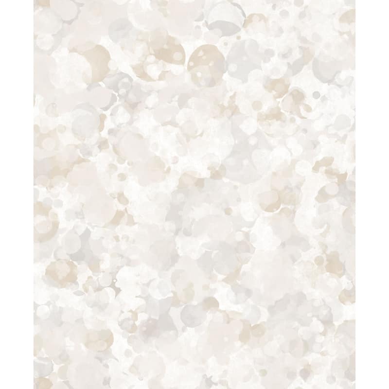 Galerie Wallcoverings Atmosphere Bubble Up Non-woven Matte Wallpaper Roll - 33 feet x 21 inches - Beige