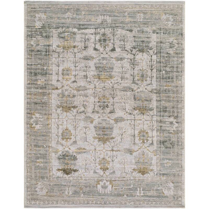 Livabliss Goblen Traditional Area Rug - Sage - 7'10" x 10'