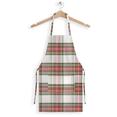 Fabstyles Celebration Plaid Cotton Apron
