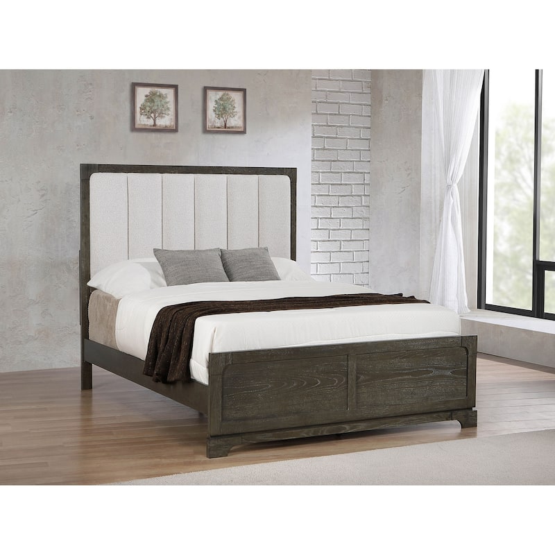 Gran Park Panel Bed Dark Cocoa