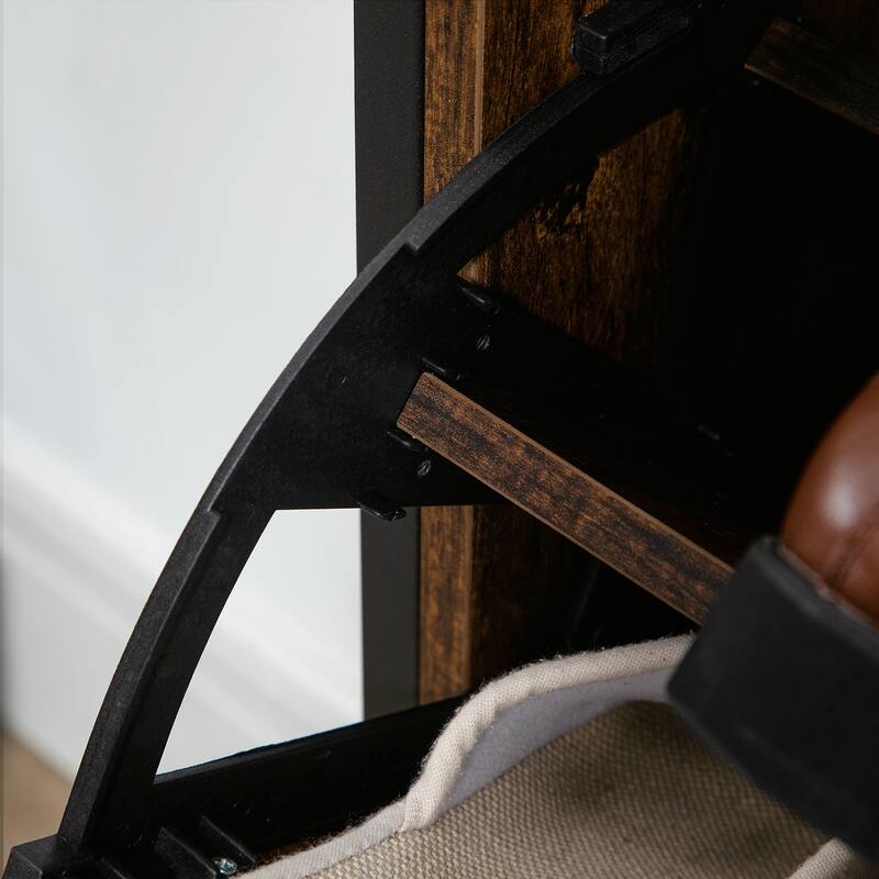 QQ Shoe Cabinet with 2 Flip Drawers