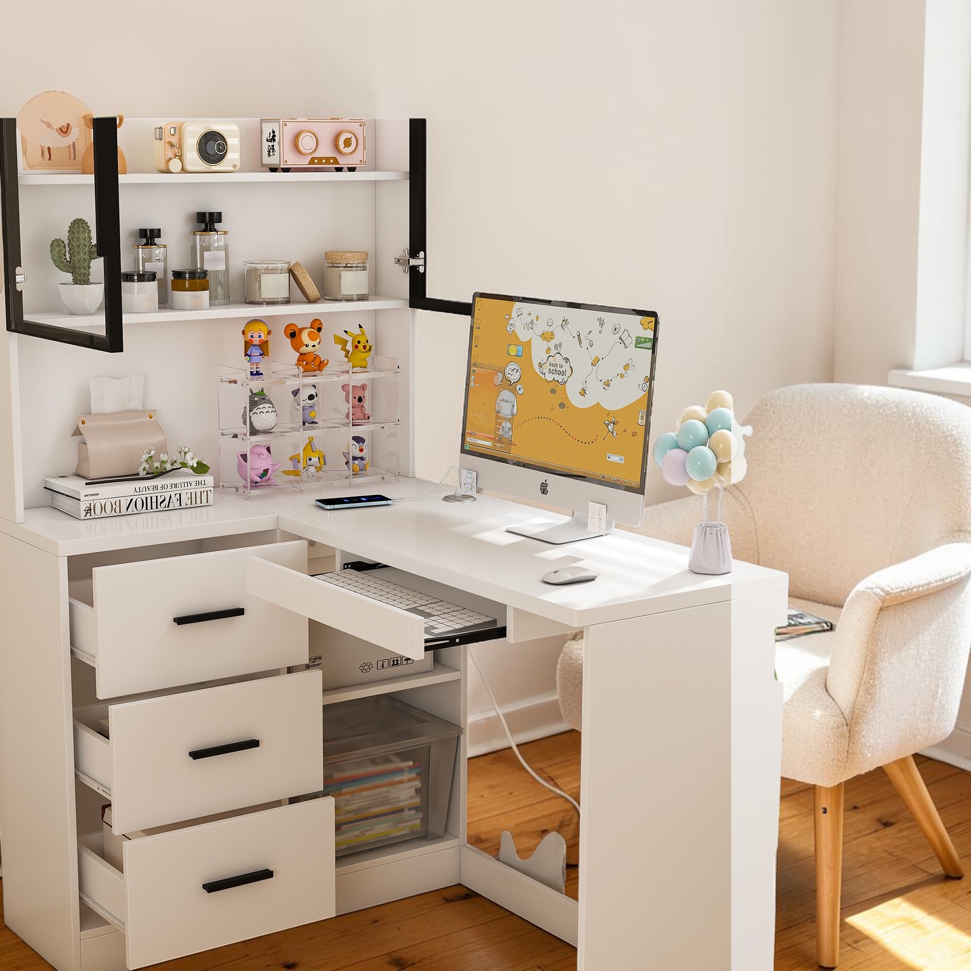 L-Shaped-Computer-Desk-with-