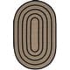 preview thumbnail 48 of 57, SAFAVIEH Handmade Braided Levina Country Rug 5' x 8' Oval - Beige/Black - Oval