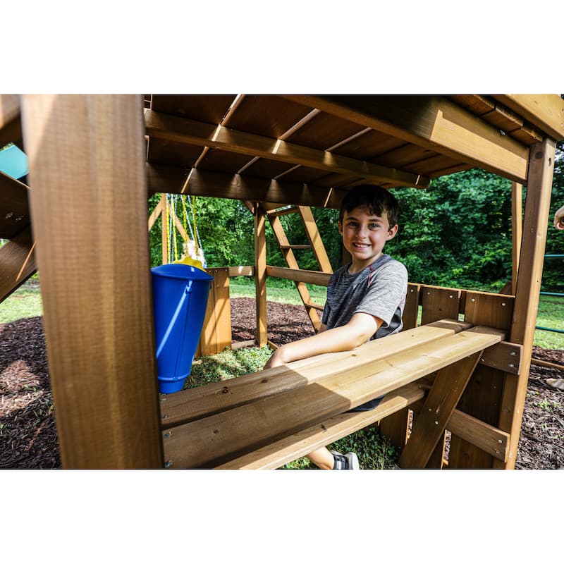 Swing-N-Slide Super Knightsbridge Wood Outdoor Swing Set