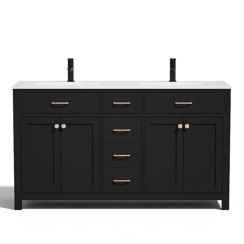 Sink Bathroom Vanity with Counter Top Set