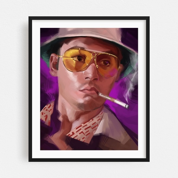 Fear And Loathing in Las Vegas Digital Johnny Depp Art Print