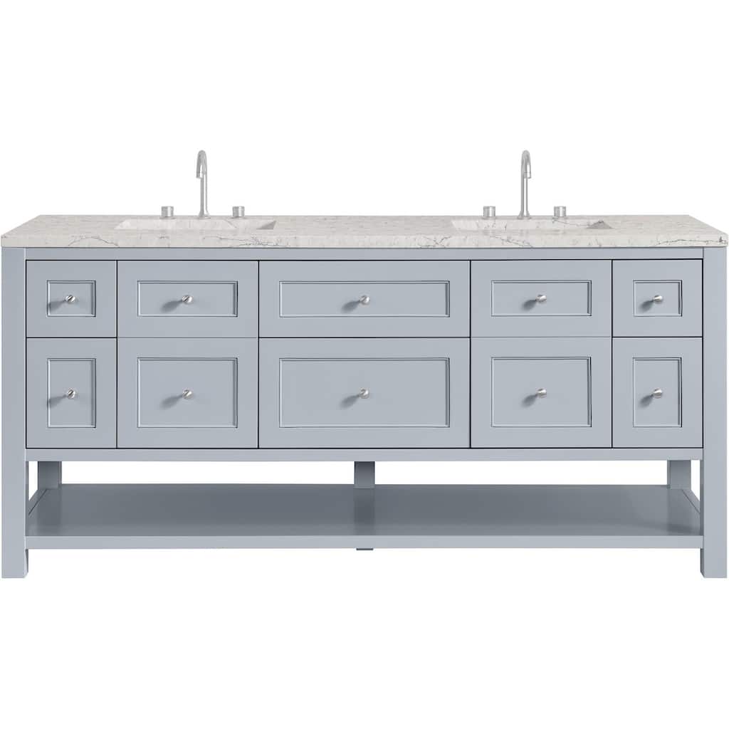 James Martin Vanities 330-V72-FEJP Breckenridge 72" Free Standing