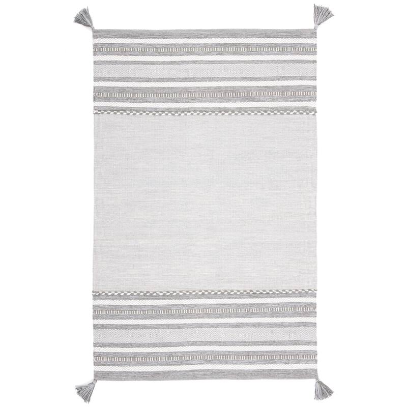 SAFAVIEH Handmade Montauk Carisbrooke Boho Stripe Cotton Flatweave Rug