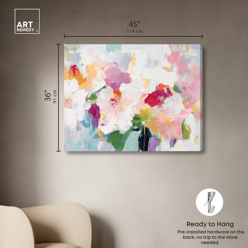 Bold Brushstroke I Canvas by Art Remedy, Gallery Wrapped