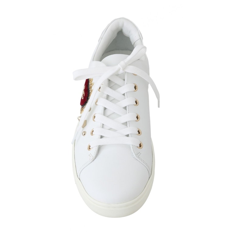 dolce and gabbana white sneakers