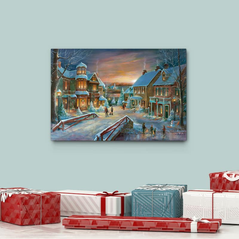 Home For The Holidays-Premium Gallery Wrapped Canvas - Ready to Hang