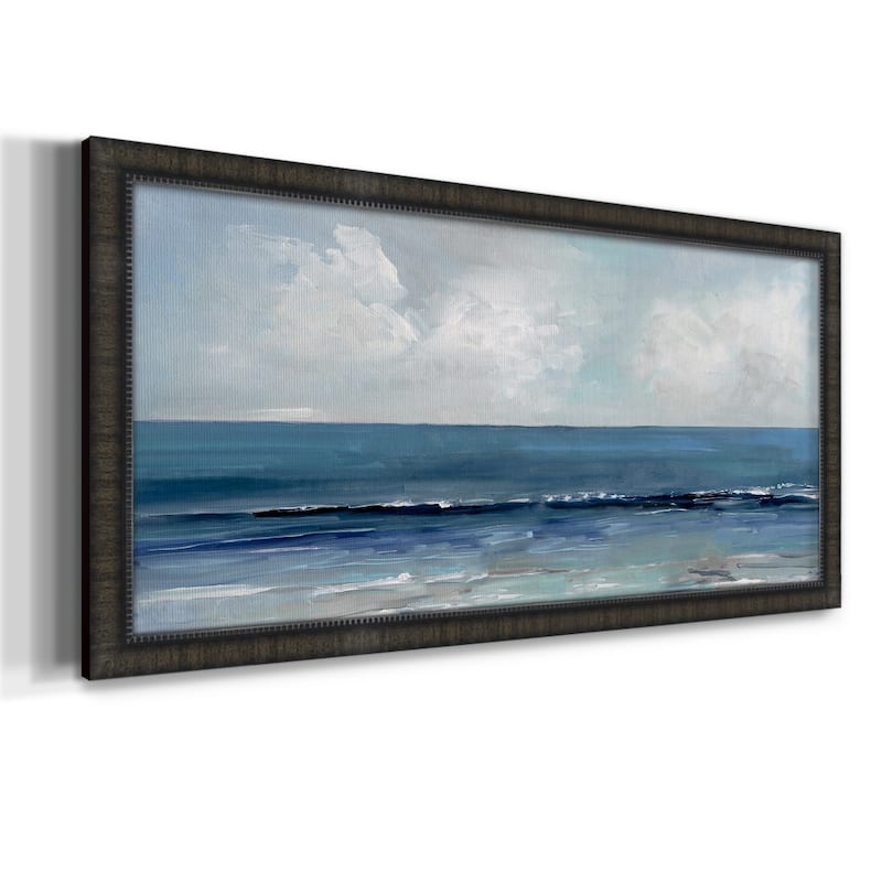 Blue Seas Premium Framed Canvas- Ready to Hang