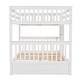 preview thumbnail 7 of 11, Modren Full over Full Wood Bunk Bed With Ladders and Two Storage Drawers,Solid Construction For Bedroom