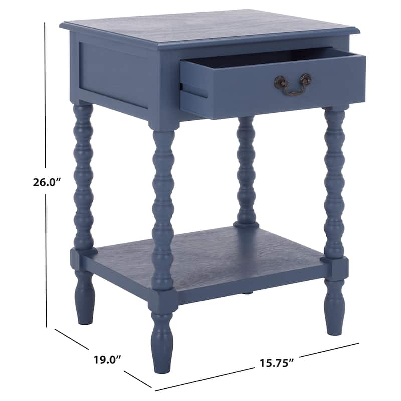 SAFAVIEH Christena Accent Table - 19" W x 15.8" L x 26" H - 19"W x 16"D x 26"H