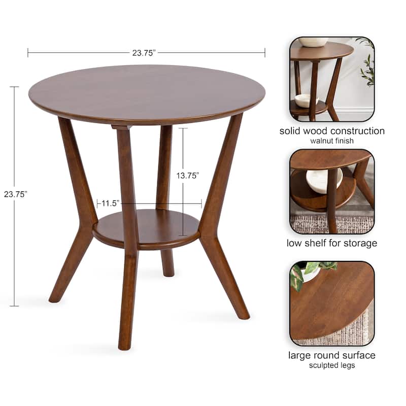 Kate and Laurel Nylah Round Side Table