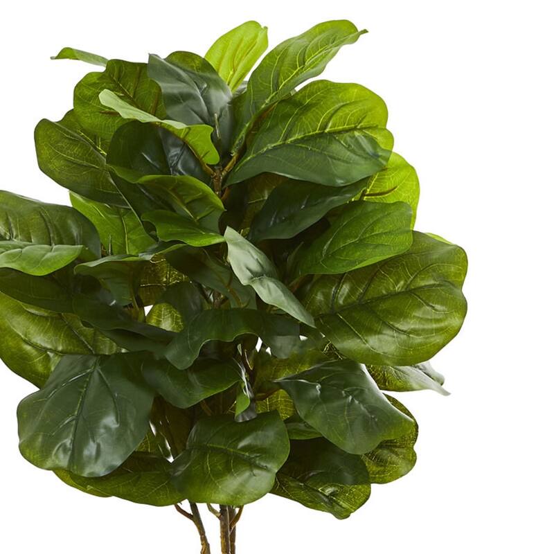 Artificial Tree 4ft Indoor Outdoor Decor White Planter Tower Tree - Green - 61 Inches and Over