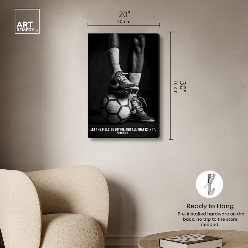 Let the Field be Joyful Canvas by Art Remedy, Gallery Wrapped