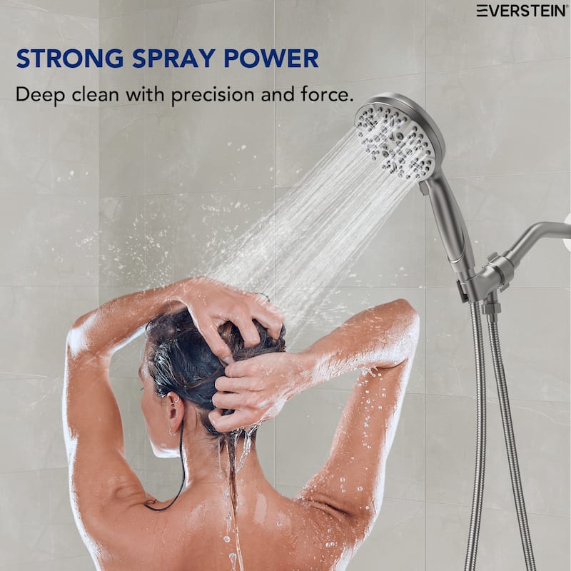 5 Spray Setting High Pressure Handheld Shower Head with Hose