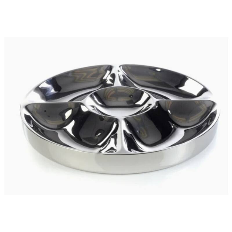 Double Wall 5 Compartment Server 15" dia.