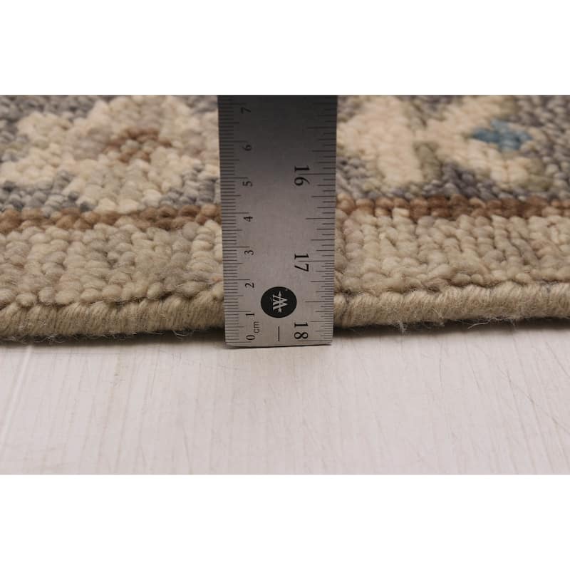 ECARPETGALLERY Hand-knotted Jules Serapi Grey, Taupe Wool Rug - 9'0 x 11'10