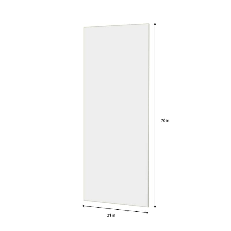 Modern 70" x 31" Full Length Aluminum Alloy Frame Mirror