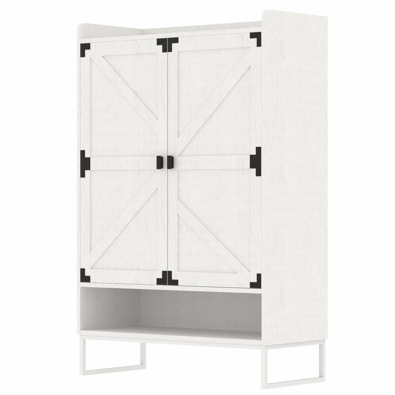 Shoe Cabinet with Doors 6-Tier Shoe Storage Cabinet with Adjustable Shelves