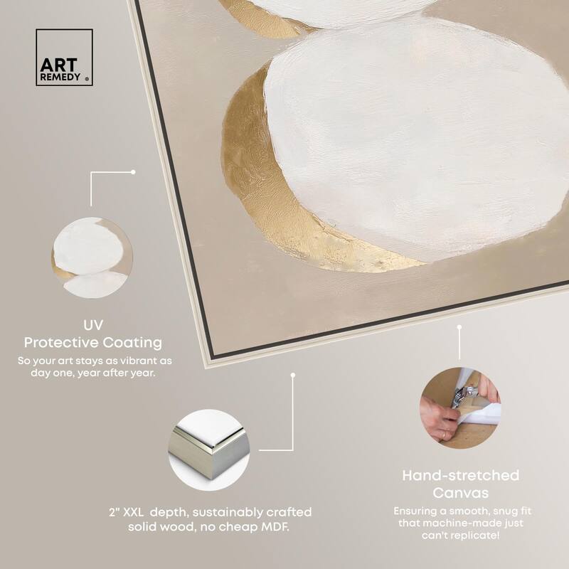 Stacked Stones I Canvas by Art Remedy