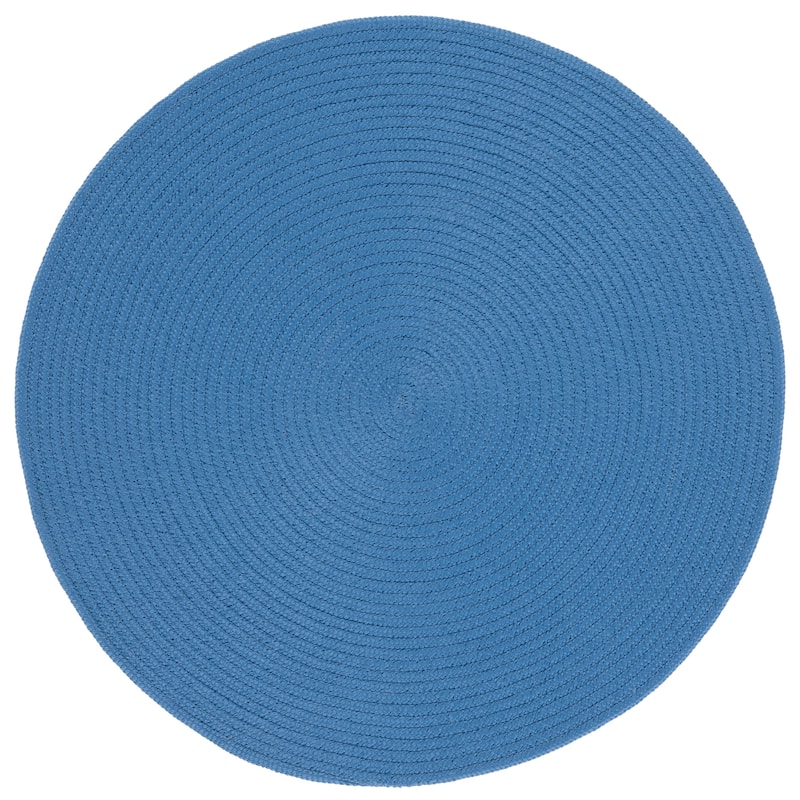 SAFAVIEH Handmade Braided Ingmari Rug - 4' Round - Blue