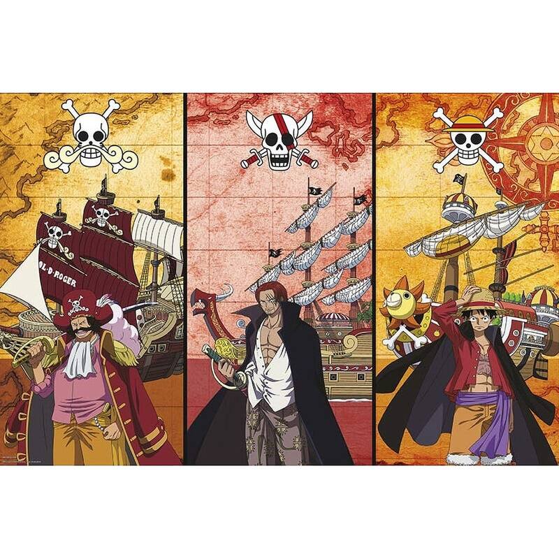 One Piece - Captain Boats Art Poster - 24 x 36 Inch