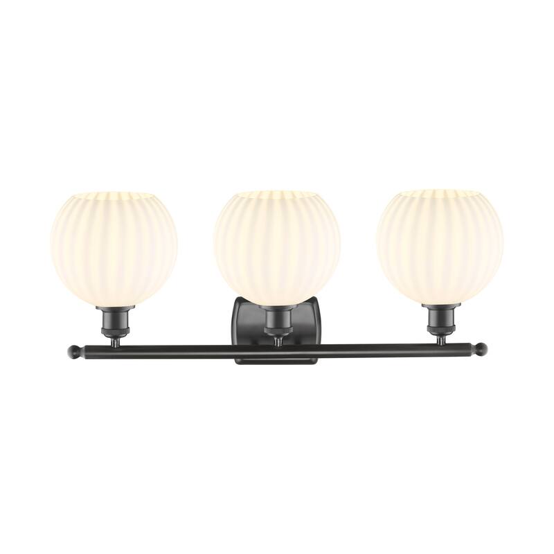 Innovations Lighting 516-3W-11-28-White Venetian-Bathroom Vanity Light