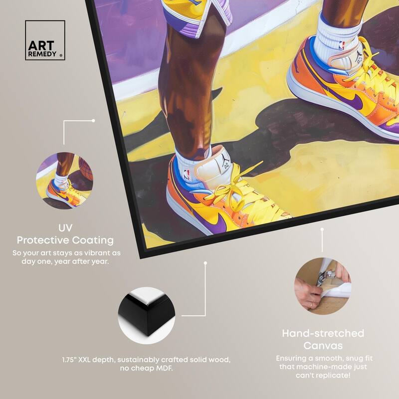 Legend Court Canvas by Art Remedy
