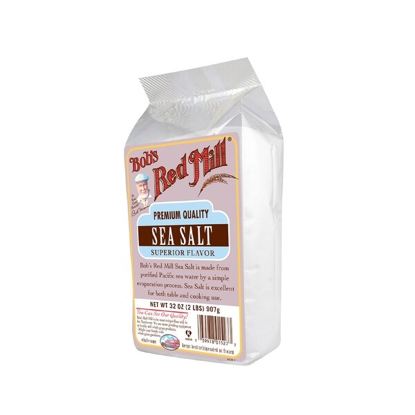 Bob's Red Mill Sea Salt - 2 lb - Case of 4