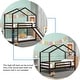 preview thumbnail 36 of 46, Twin Over Twin Bunk Bed with Roof, Slide & Ladder, Playhouse-Inspired Design, Safe & Fun, Multiple Installation Options, Grey