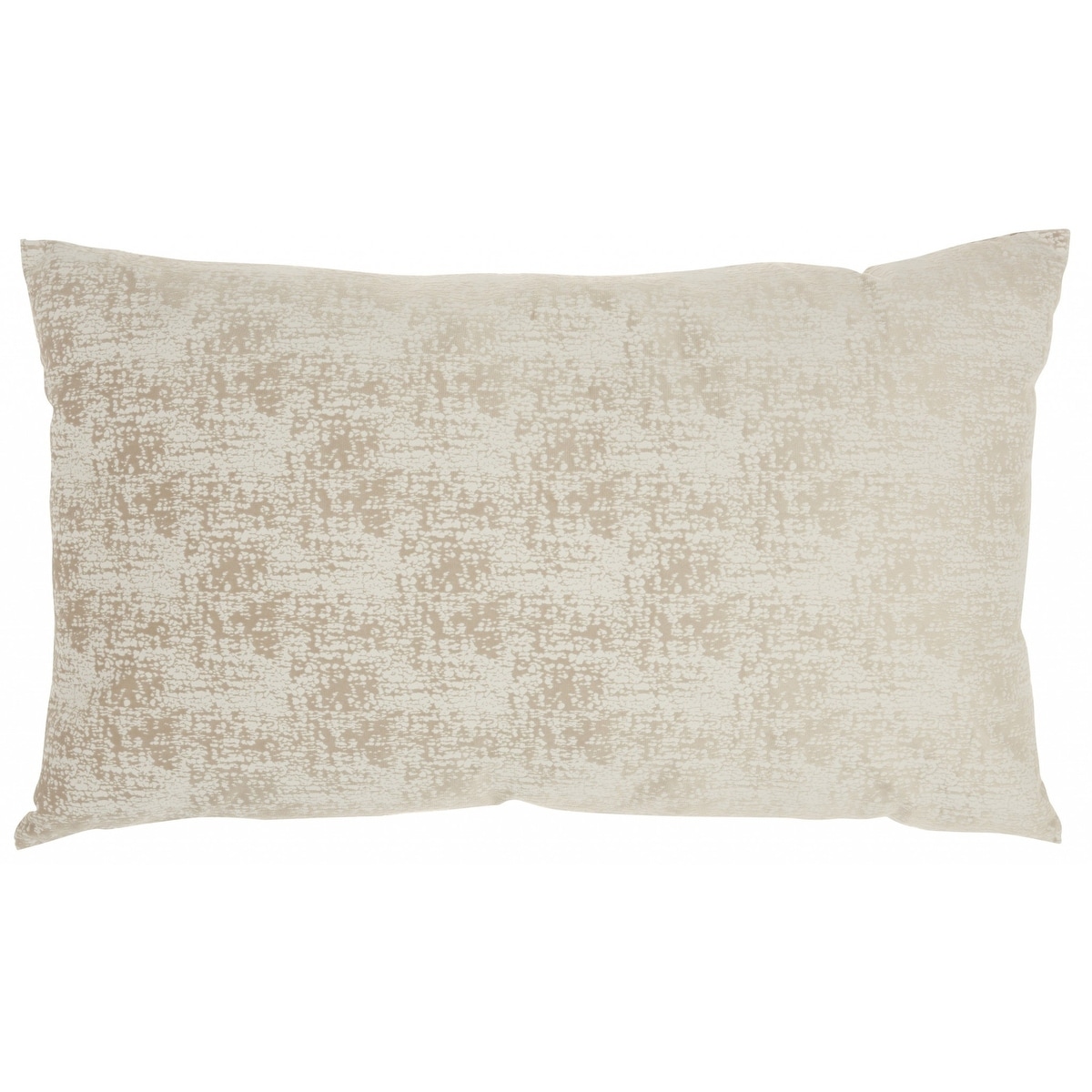 Beige Distressed Gradient Lumbar Pillow