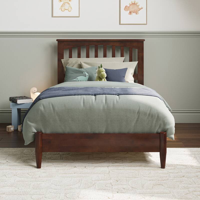 Becket Solid Wood Low Profile Platform Bed