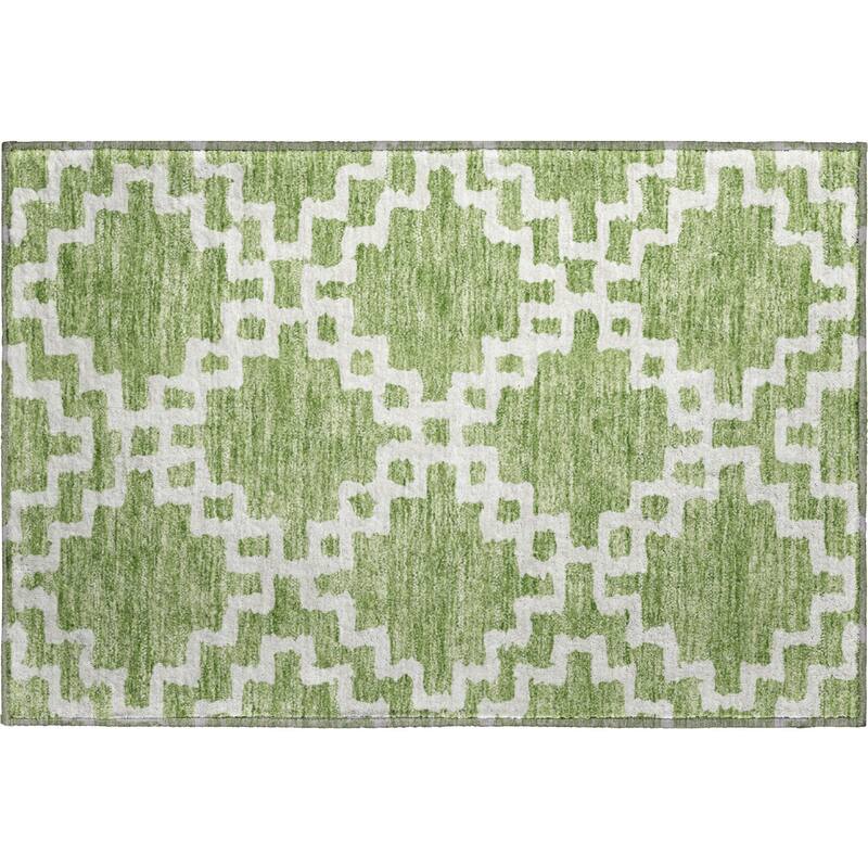 Premium Washable Super Soft Geo Trellis Mayfield Rug