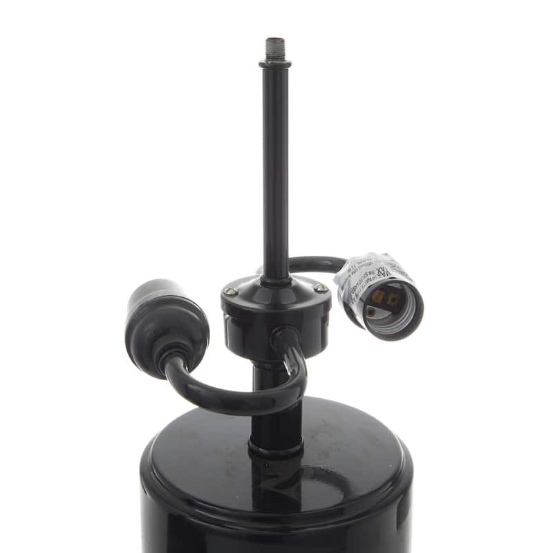 Gold or Black Metal Room Accent Lamp with Dome Shade