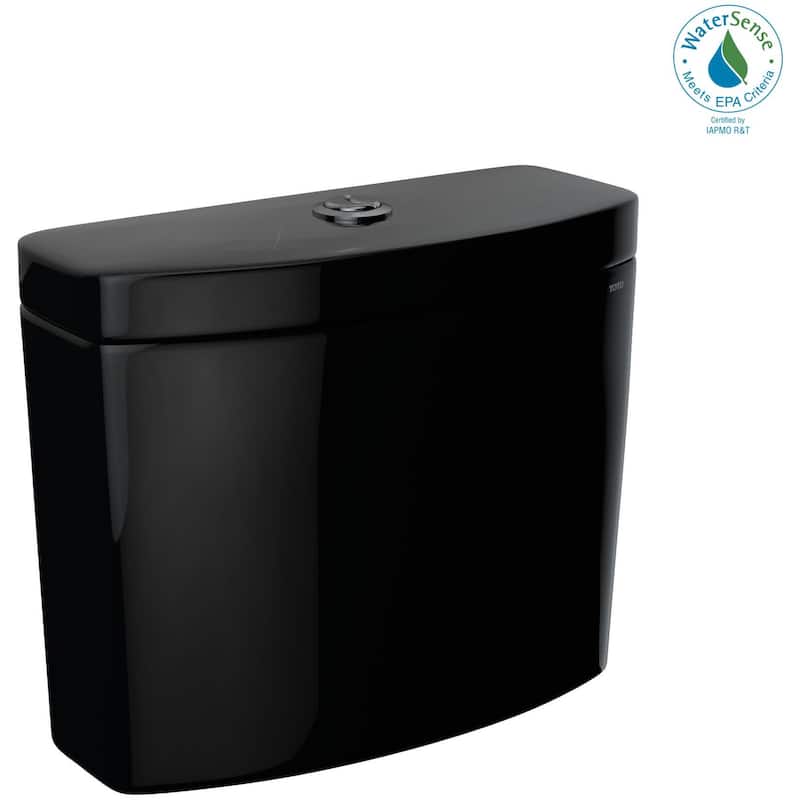 TOTO ST446EMNA Aquia 1.28 GPF Toilet Tank Only with Push Button Flush - Ebony