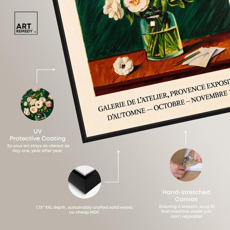 Manet's Floral Canvas by Art Remedy