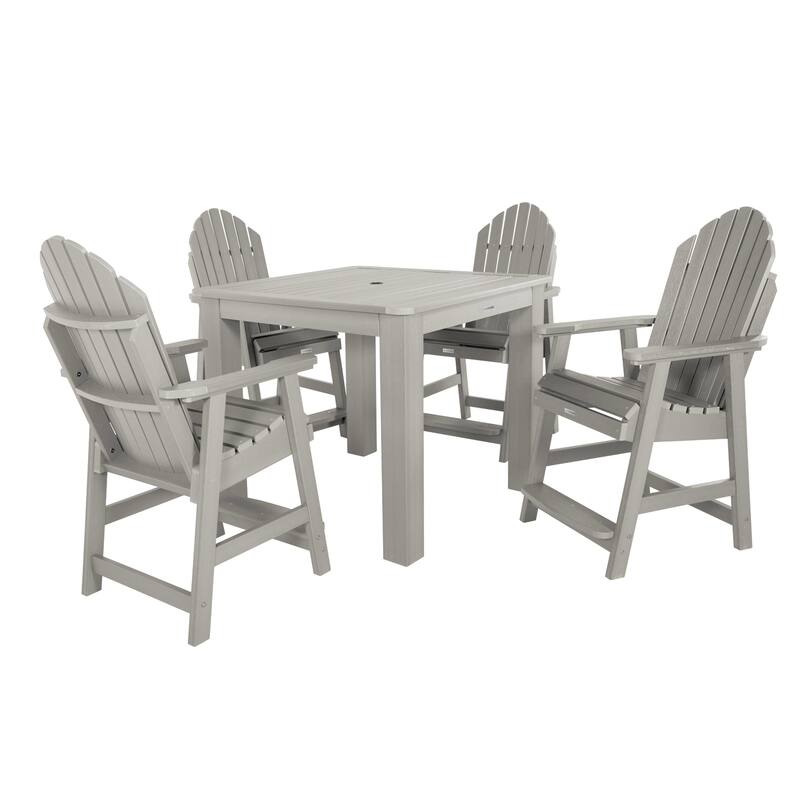 HIGHWOOD Hamilton 5-piece Counter Height Outdoor Dining Set - Harbor Gray