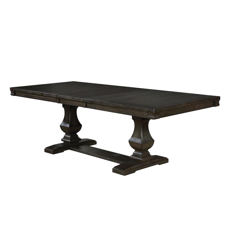 Ladonna Transitional Espresso Wood 7-Piece Dining Set by Furniture of America