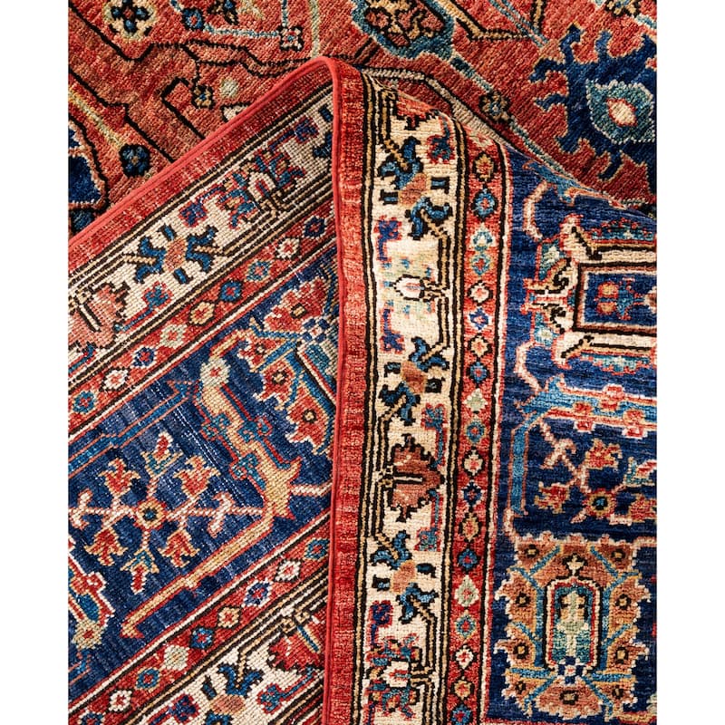 Serapi One-of-a-Kind Hand-Knotted Area Rug - Red - 8' 0" x 9' 10"