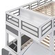 preview thumbnail 6 of 17, Twin over Twin Bus-shaped Bunk Bed with Wheels and Storage