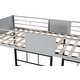 preview thumbnail 9 of 18, Versatile Design Bunk Bed with Noise Free Wood Slat, Sturdy Metal Frame, more Bed, Black