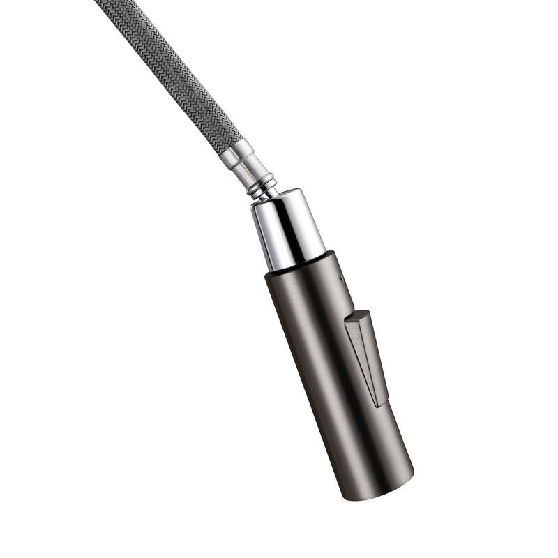 Circular Single Handle Pull Down Kitchen Faucet