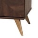 Baxton Studio Abel Classic and Traditional Transitional Walnut Brown Finished Wood King Size Platform Bed main image 0