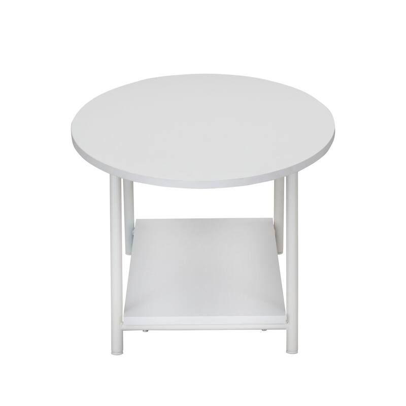 Household Essentials Coffee Table with Storage Shelf